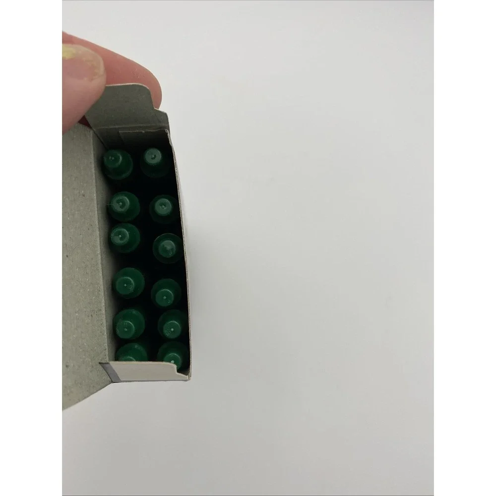 NOS Stylist pens Japan Yasutomo & Co.‎ Fine Green Line 12 Dozen Water Resist